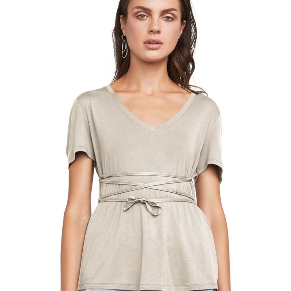 NWT BCBG Deep V T-Shirt